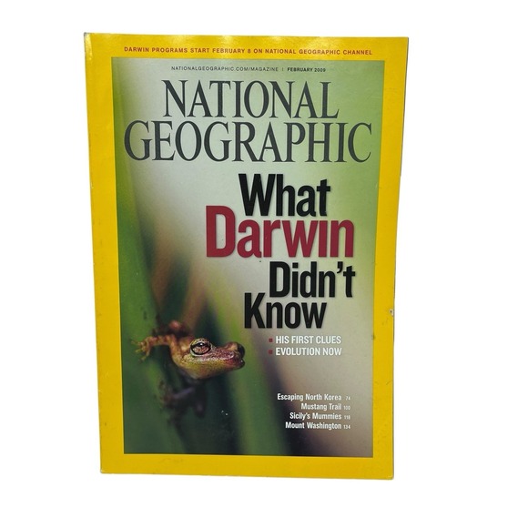 National Geographic Magazine February 2009 What‎ Darwin Didn't Know , Sicily + - Picture 1 of 5